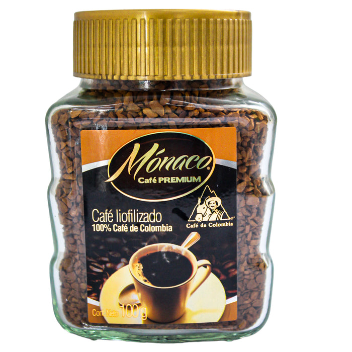 Monaco Cafe Liofilizado Premium Frasco X 100G