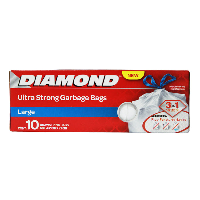 Bolsa Para Basura Diamond Large X 10Unidades