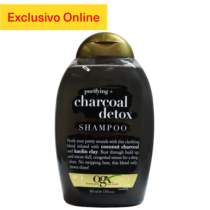 Ogx Shampoo Carbon Desintoxicante X 385Ml