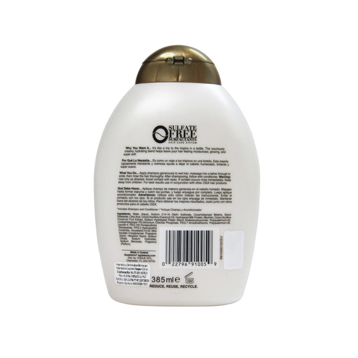 Shampoo Ogx Coconut Milk X 385 Ml