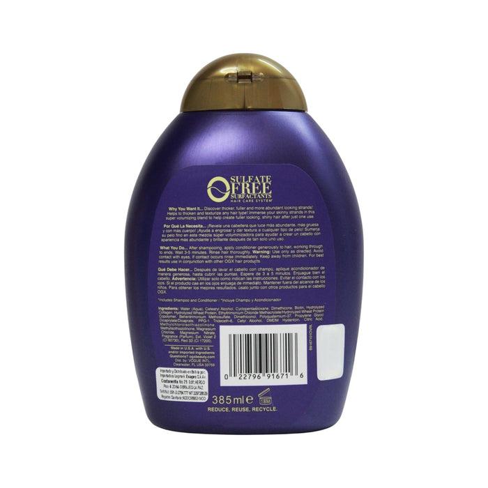 Acondicionador Ogx Biotina Y Colageno X 385Ml