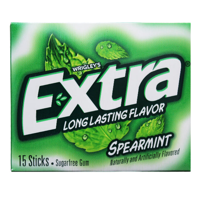 Chicles Wrigleys Extra Spearmint X 15 Stick