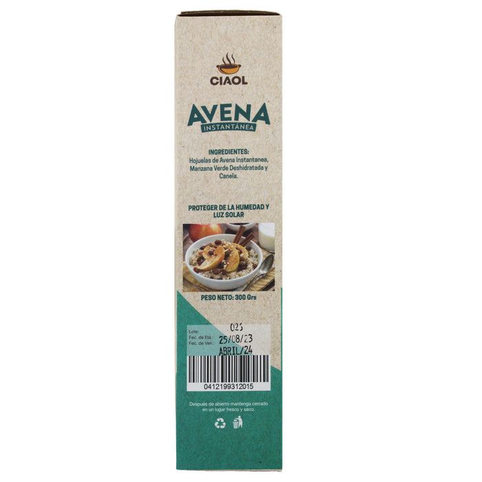 D- Cereal Avena Instantanea Manzana Verde Y Canela X 300G