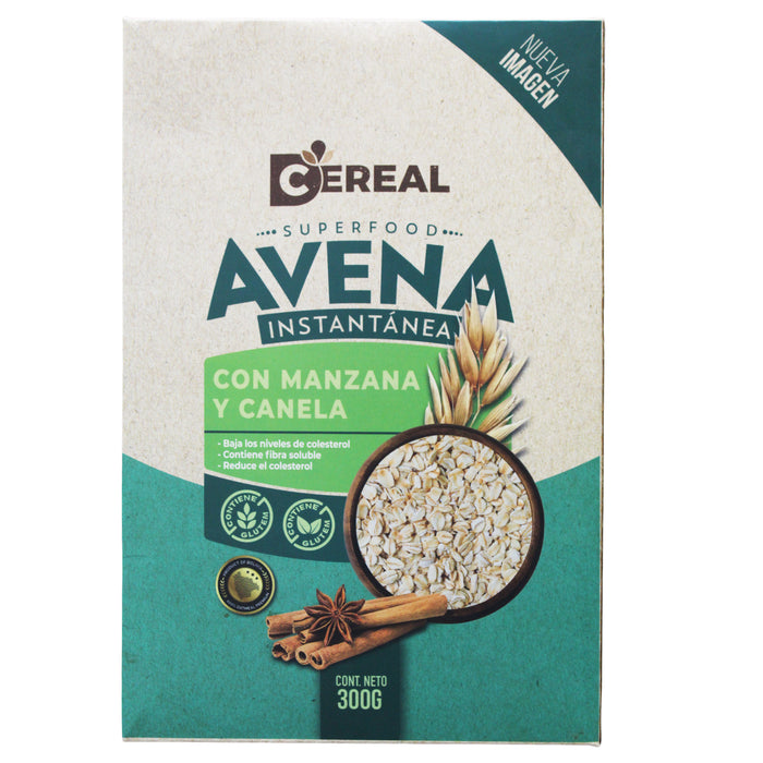 D- Cereal Avena Instantanea Manzana Verde Y Canela X 300G