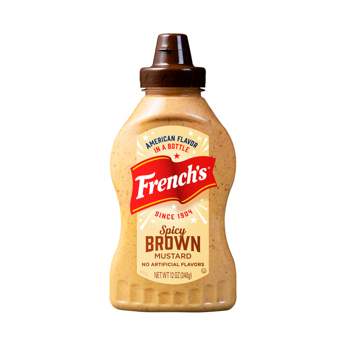Frenchs Spicy Brown Mustard Mostaza Picante X 340Gr