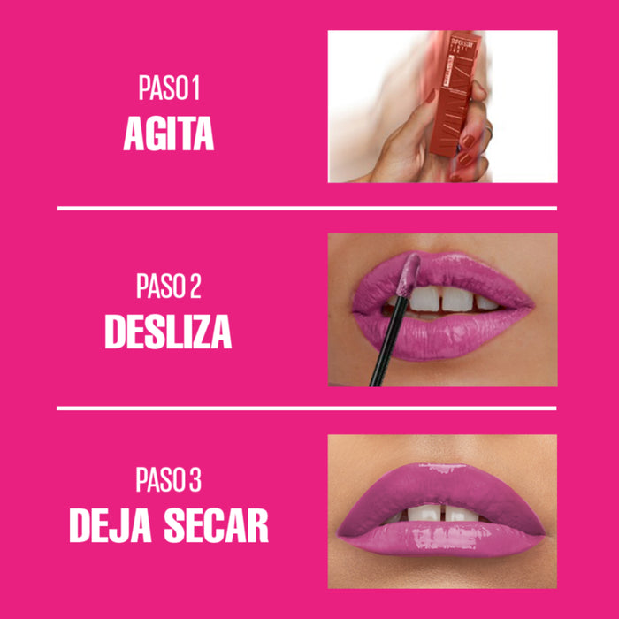 Labial Maybelline Super Stay Vinyl Ink 150 Striking