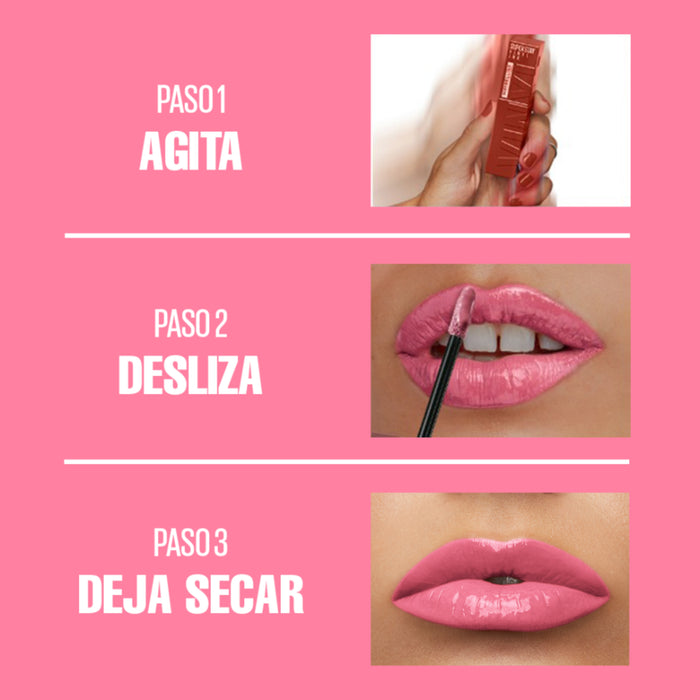 Labial Maybelline Super Stay Vinyl Ink 155 Upbeat