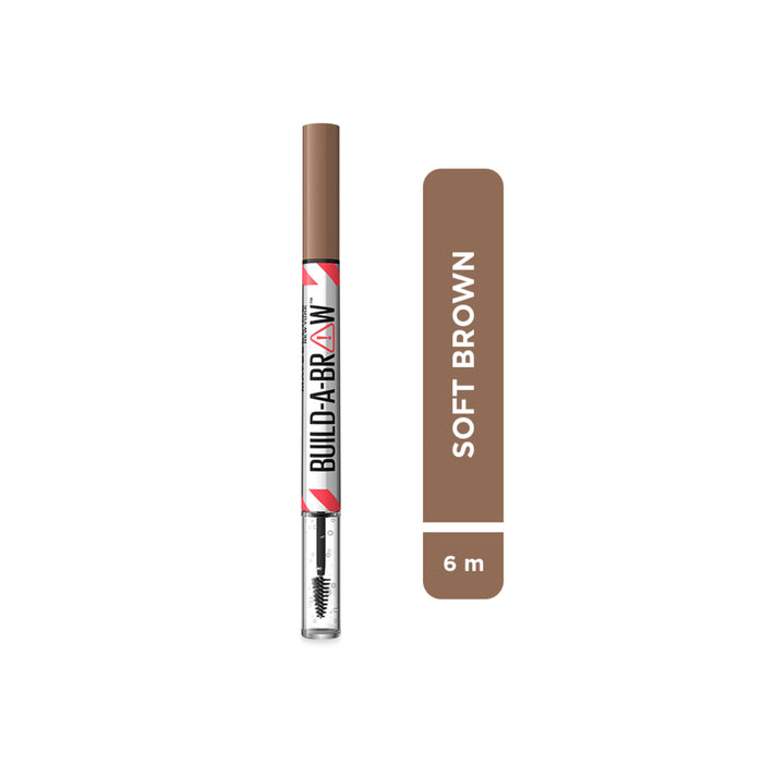 Delineador Maybelline Tatto Build A Brow 2 En 1 Tono 255 Soft Brow