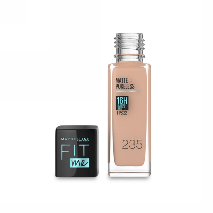 Base De Maybelline Maquillaje Fit Me 235 Beige Matte + Poreless X 30Ml
