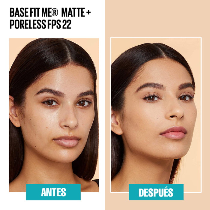 Base De Maquillaje Maybelline Fit Me Matte + Poreless Nro. 228 Soft Tan