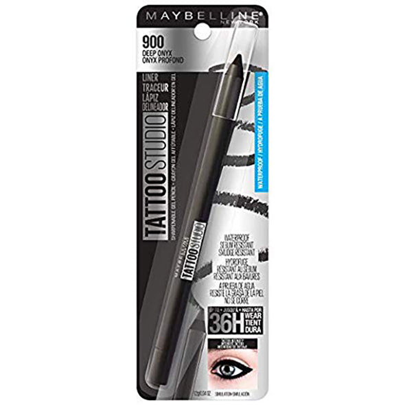 Maybelline Tatto Studio Gel Delineador 900 Deep Onyx