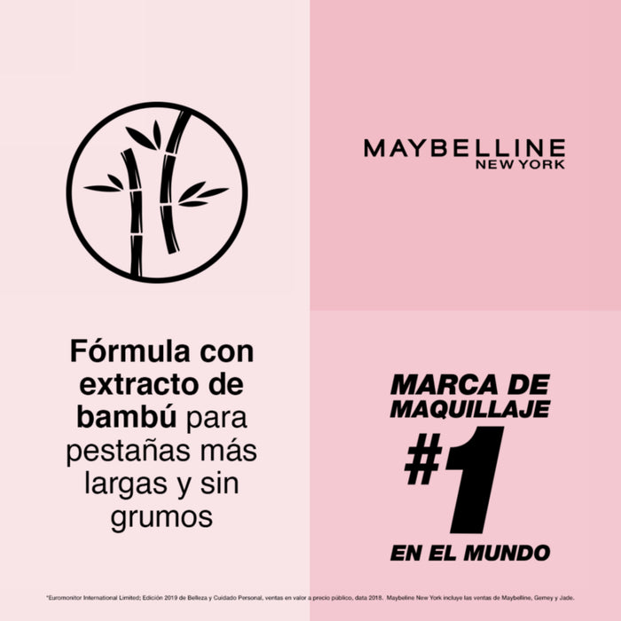 Mascara De Pestañas Maybelline The Sky High Mascara 801 Very Black X 7.2Ml
