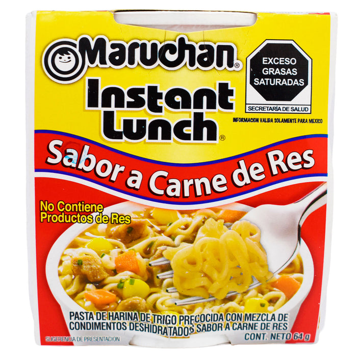 Maruchan Vaso Sabor A Carne De Res X 64G