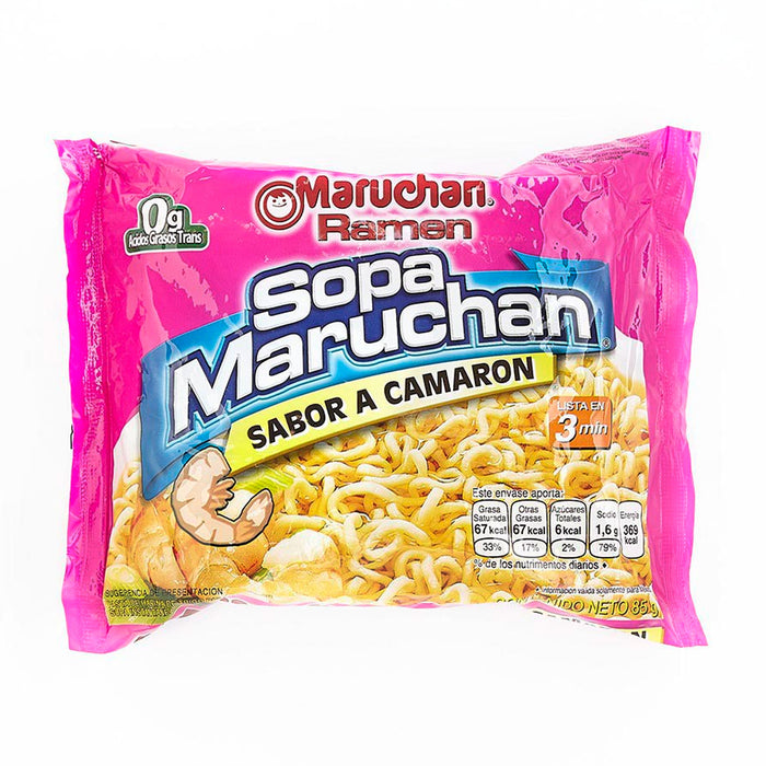 Maruchan Ramen Sabor Camaron Bolsa X 85G