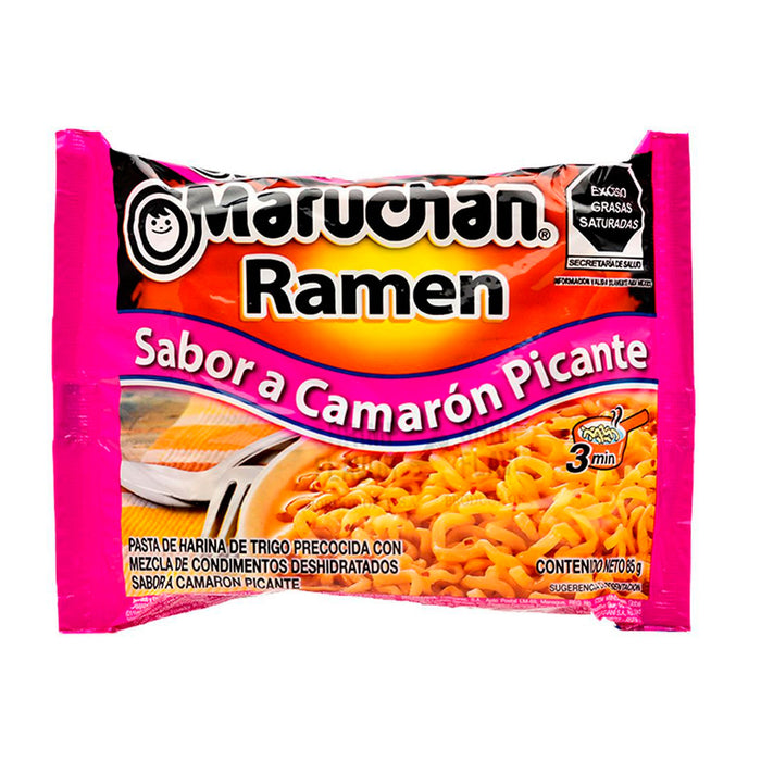 Maruchan Ramen Sabor Camaron Picante Bolsa X 85G