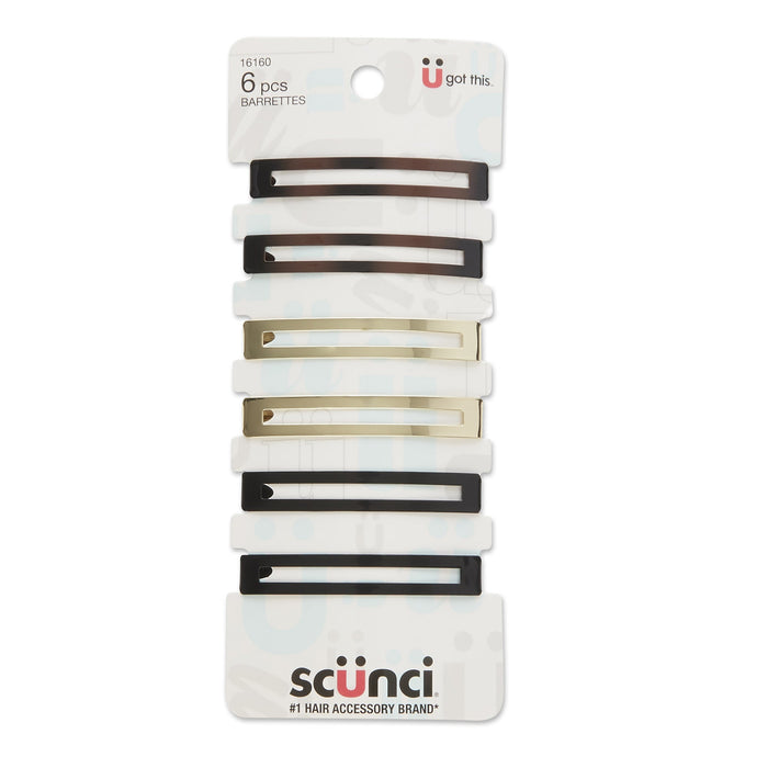 Set De Pasadores De Pelo Scunci X 6 Piezas