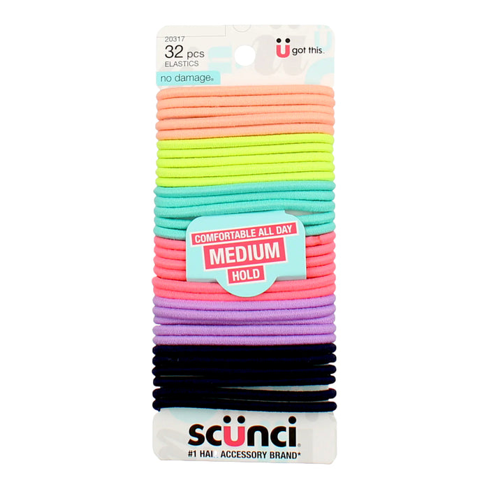 Conair 32-Pk Elastics Sport W/Ring 2031703A048