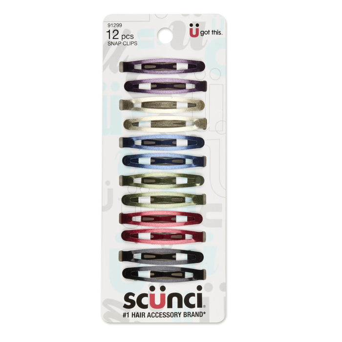Scunci Clippies Agarra Pelo 4.5Cm X 12 Piezas