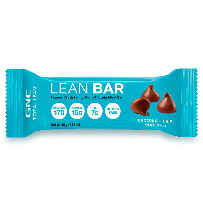 Barra De Proteína Gnc Lean Bar Chocolate Chip X 48G