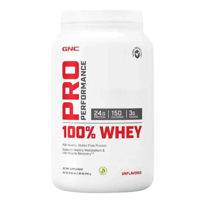 Proteina Gnc Pro 100% Whey Unflavored X 840G