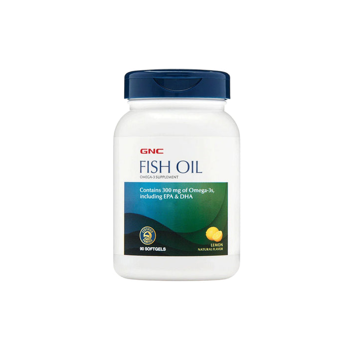 Aceite De Pescado Gnc Sabor Limón X 90 Capsulas Blandas