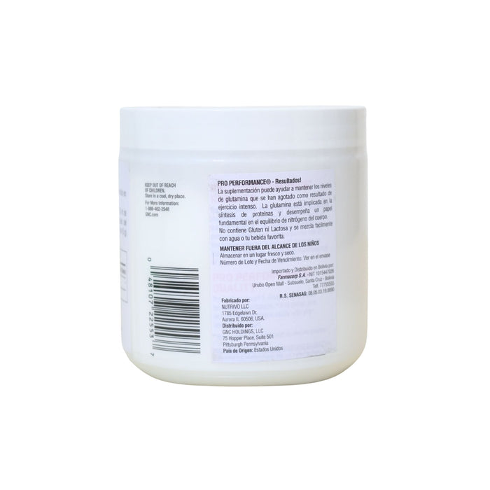 Suplemento Gnc Pro L-Glutamina 5000Mg Sin Sabor X 225G