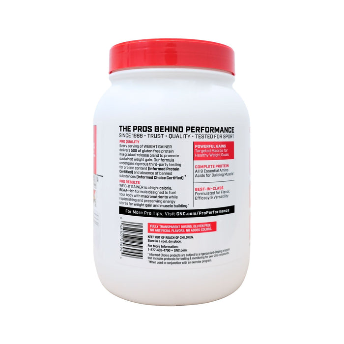 Proteína Gnc Weight Gainer Vainilla Ice Cream  X 922.5G