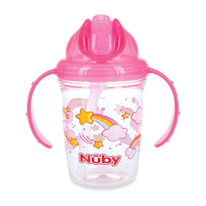 Vaso Con Bombilla Nuby 12M+ Surtido X 240Ml