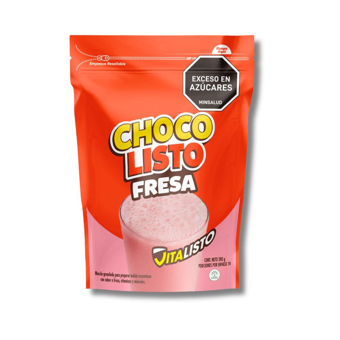 Mezcla En Polvo Choco Listo Fresa Doypack X 200G