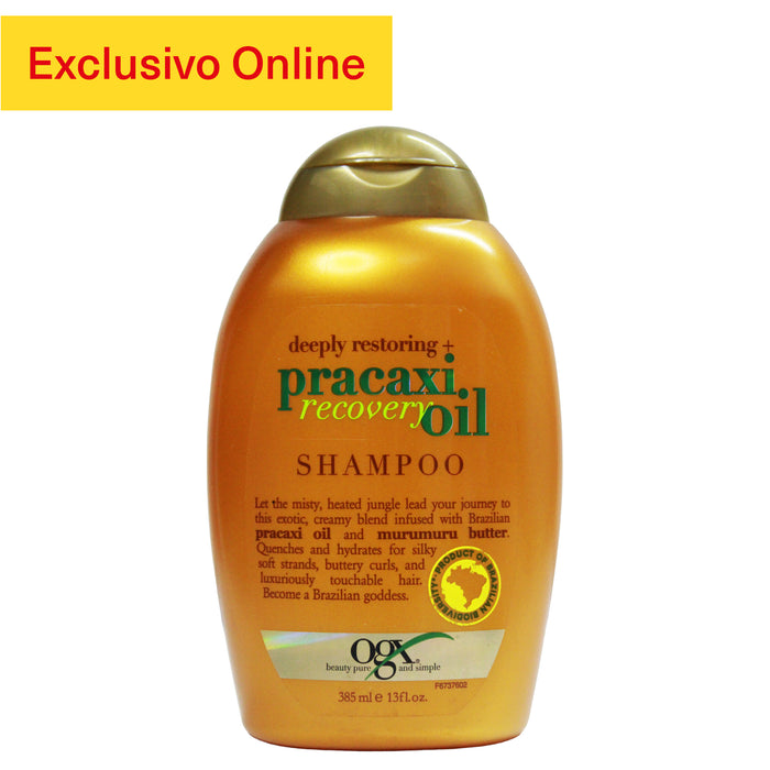 Ogx Shampoo Aceite De Recuperación Pracaxi X 385Ml