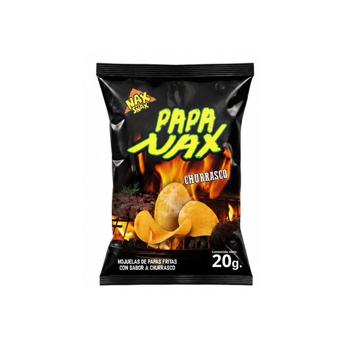Papa Nax Fritas Sabor Churrasco X 20G