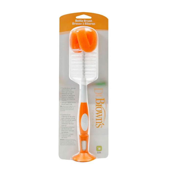 Cepillo Limpieza Para Mamadera Dr Brown Color Naranja X Unidad