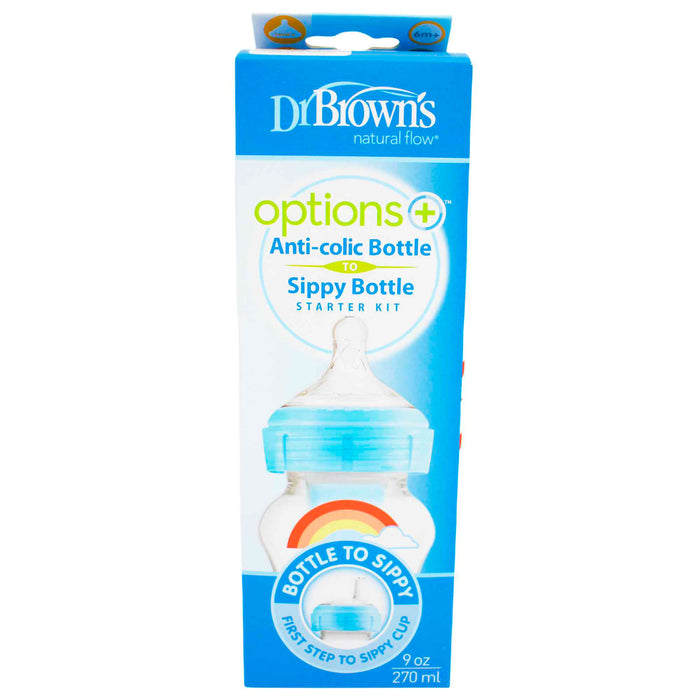 Mamadera Anti Cólicos Opciones Dr. Browns Azul X 9 Onzas