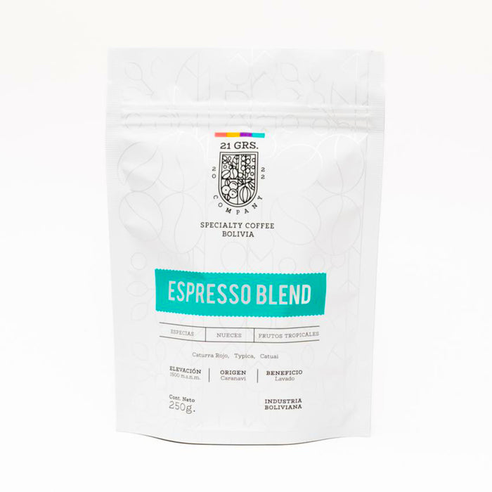 21 Grs Cafe Tostado Molido X 250Gr Espresso Blend