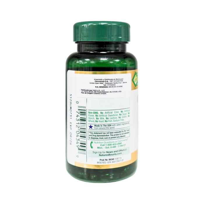 Suplemento Natures Bounty Cranberry X 120 Cápsulas Blandas