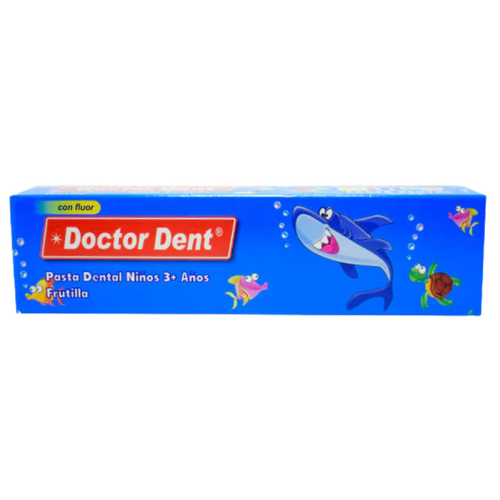 Pasta Dental Niños Dr Dent 3+ Frutilla X 50G