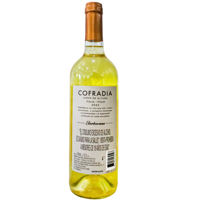 Cofradia Vino Blanco Barbacana X 750Ml