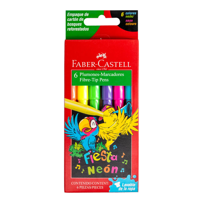 Marcador Faber Castell Colores Fiesta X 12 Unidades