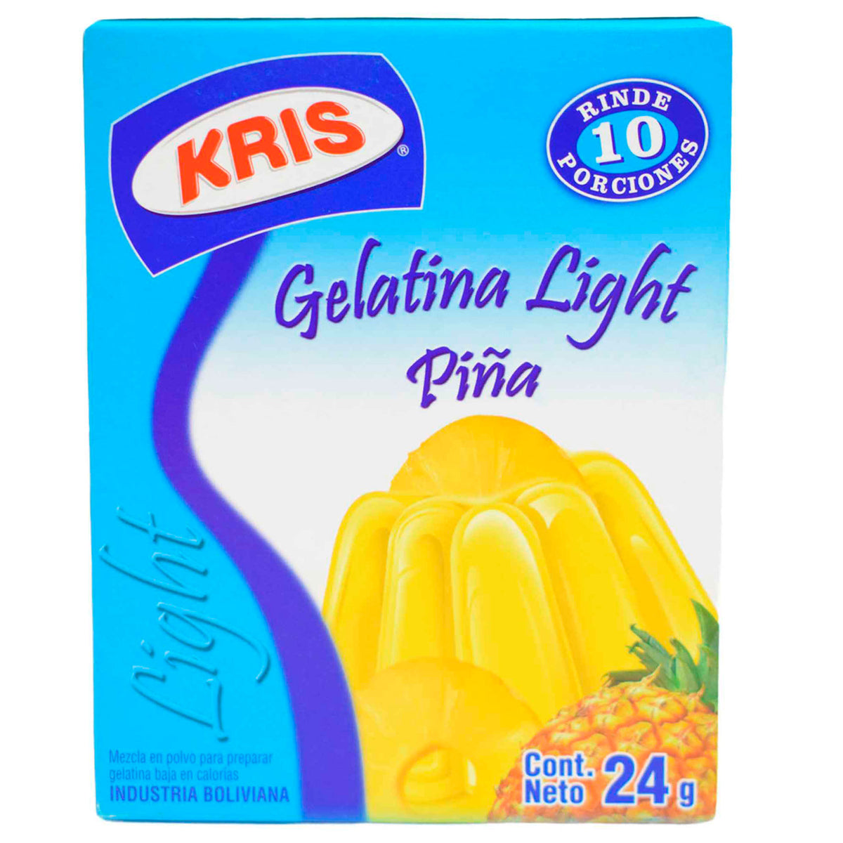 Gelatina Kris Light Sabor Piña X 24G — Amarket