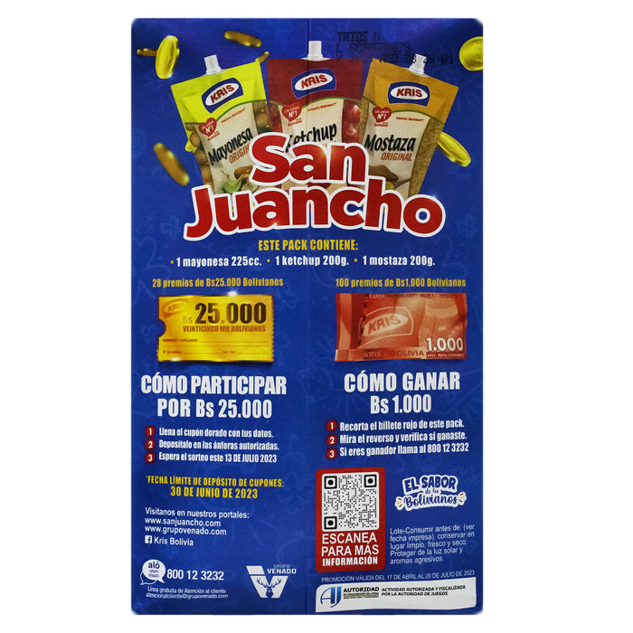 Kris Pack San Juancho X 3 Sachets