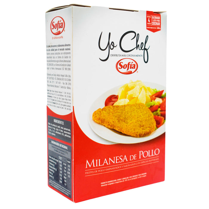 Milanesa Sofia De Pollo En Caja X 4 Unidades