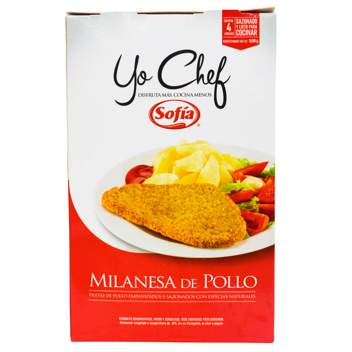 Milanesa Sofia De Pollo En Caja X 4 Unidades