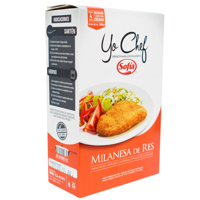 Milanesa Sofia De Res X 500G