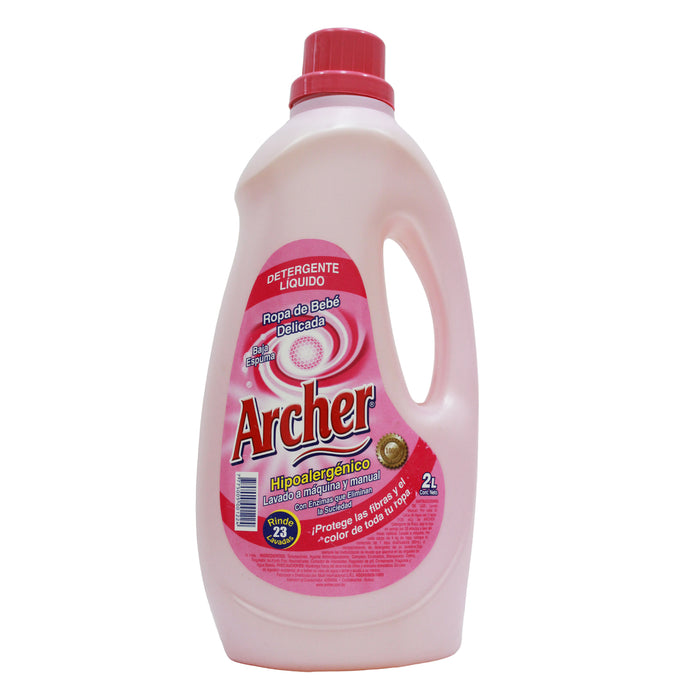 Archer Detergente Liquido Ropa De Bebe Delicada X 2 L