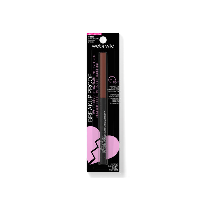 Delineador Wet N Wild Gel Ret A Prueba De Agua-Brick