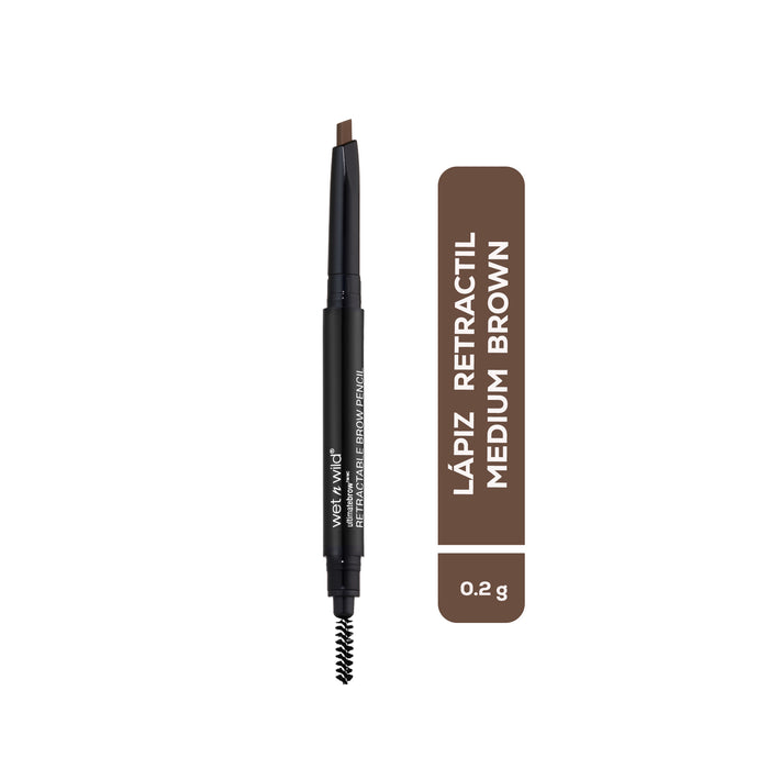 Lápiz De Cejas Wet N Wild Retractil -Medium Brown