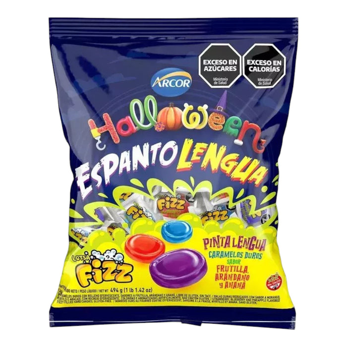 Caramelos Halloween Espanto Lengua X 494G
