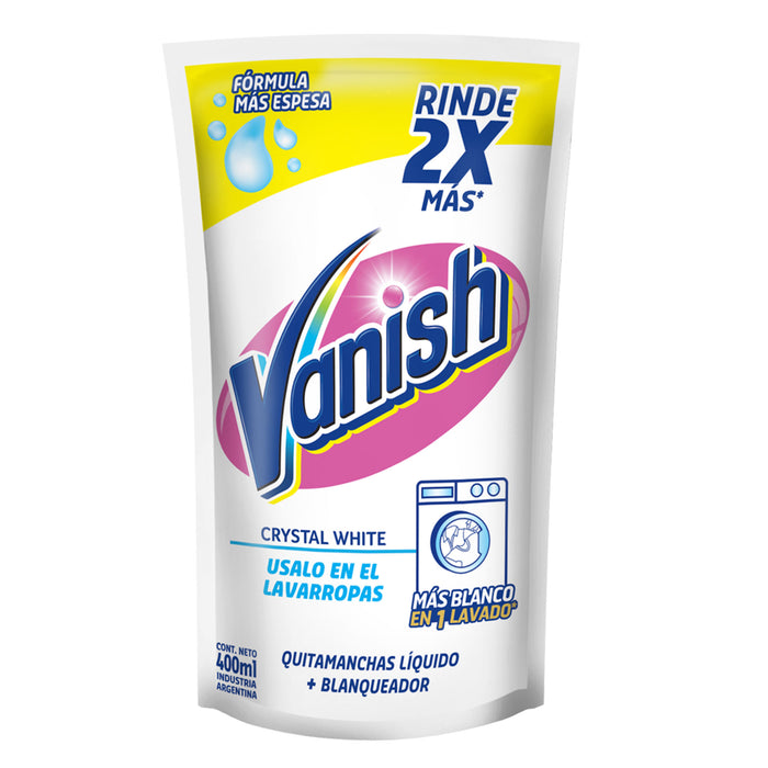 Quita Manchas Liquido Vanish Ropa Blanca X 400Ml