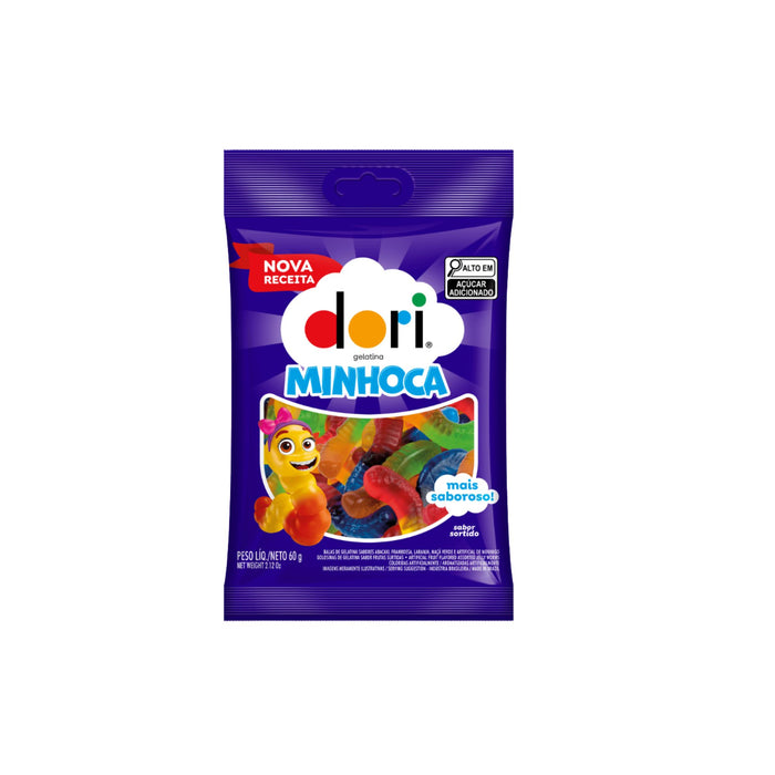 Gomitas Gusanitos Dori Sabor Surtido X 60G