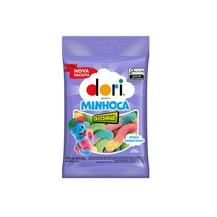 Gomitas Gusanitos Ácidos Dori Sabor Surtido X 60G